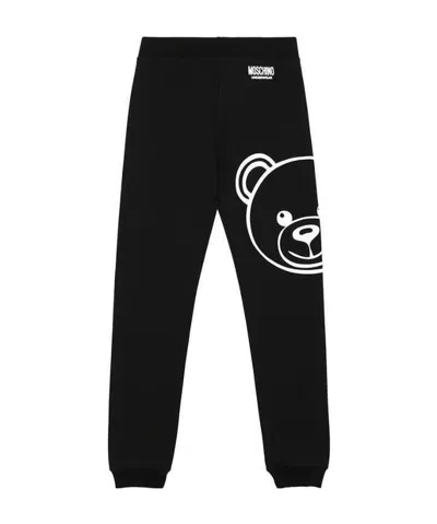 Moschino Printed Sweatpants In Black