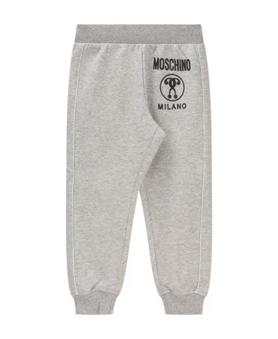 Moschino Printed Sweatpants In Gray