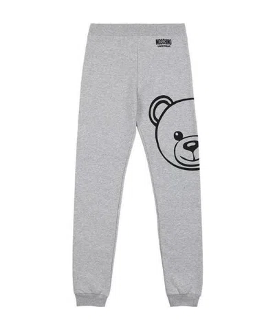 Moschino Printed Sweatpants In Gray
