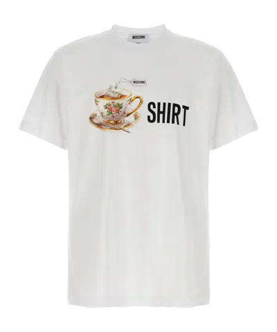 MOSCHINO MOSCHINO LOGO PRINTED T-SHIRT