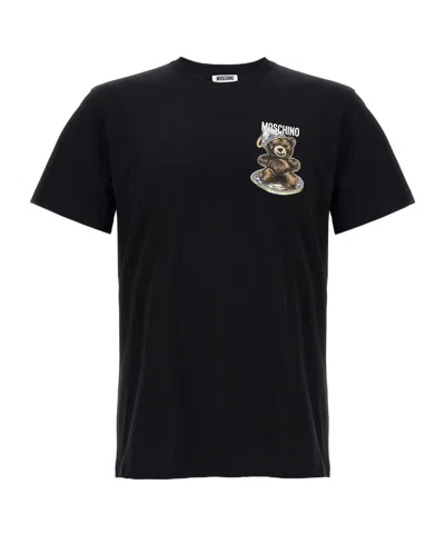 MOSCHINO MOSCHINO LOGO PRINTED T-SHIRT