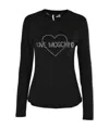 Moschino Printed T-shirt In Black