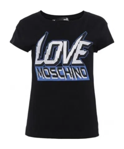 Moschino Printed T-shirt In Black