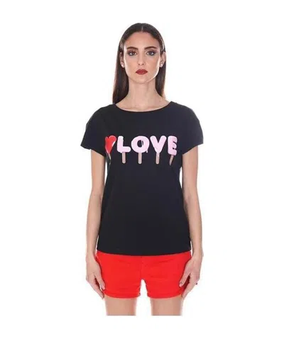Moschino Printed T-shirt In Black