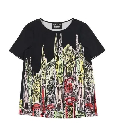 Moschino Printed T-shirt In Black