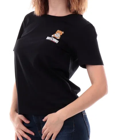 Moschino Printed T-shirt In Black