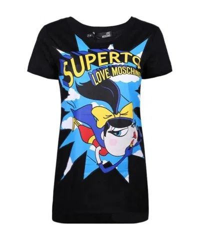 Moschino Printed T-shirt In Black
