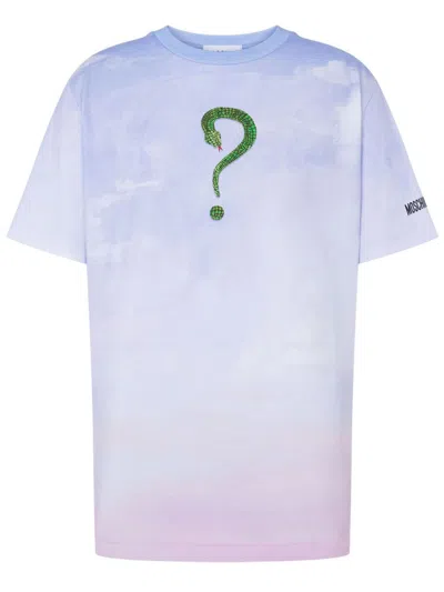 Moschino Printed T-shirt In Grey