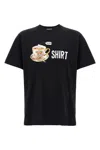 Moschino T-shirt Whit Maxi Print In Black
