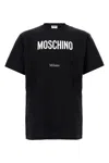 Moschino Crew Neck Graphic T-shirt With Short Sleeves In Multi