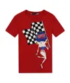 Moschino Printed T-shirt In Red