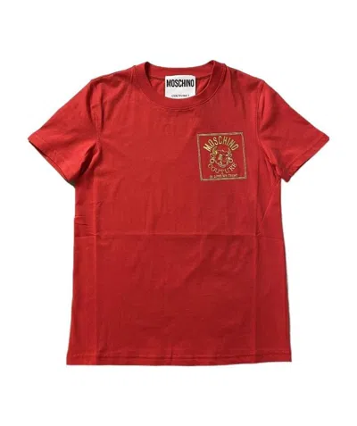 Moschino Printed T-shirt In Red