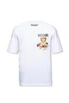 Moschino White Tailor Teddy Bear T-shirt In White