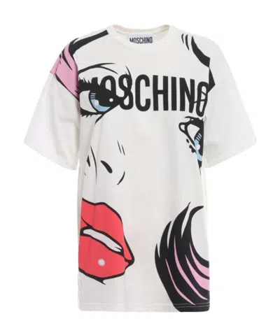 Moschino Printed T-shirt In White