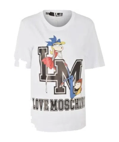 Moschino Printed T-shirt In White