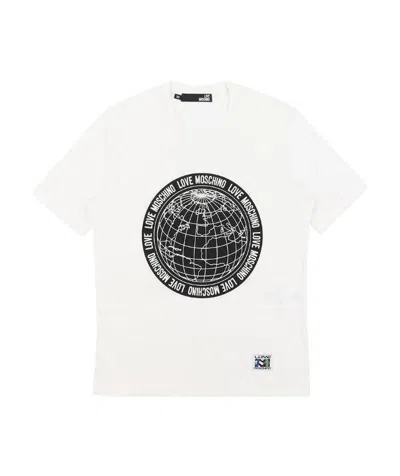 Moschino Printed T-shirt In White