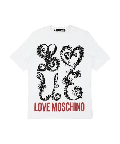 Moschino Printed T-shirt In White