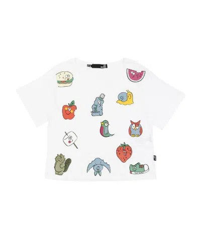 Moschino Printed T-shirt In White
