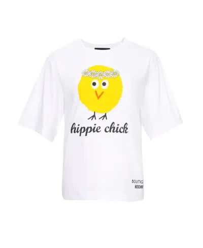 Moschino Printed T-shirt In White