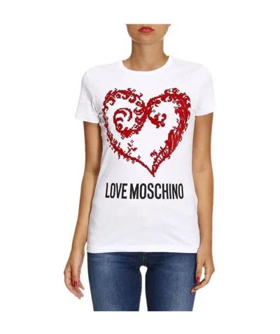 Moschino Printed T-shirt In White