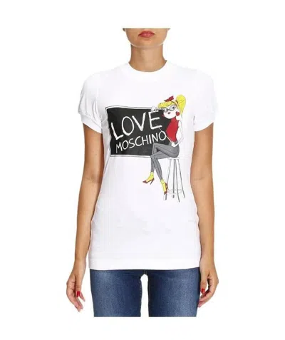 Moschino Printed T-shirt In White