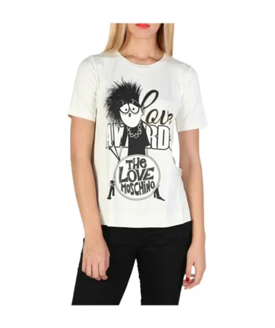 Moschino Printed T-shirt In White