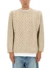 Moschino Sweaters Light And Natural In Multi