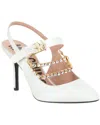 Moschino Rhinestone-embellished Pumps In White