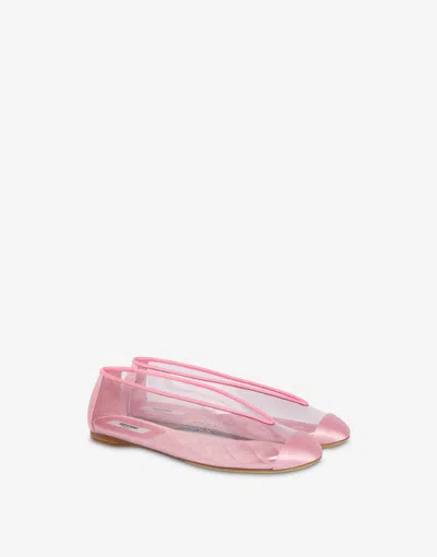 Moschino Pvc-tänzer In Pink