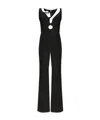 Moschino House Symbol Jumpsuit In Black
