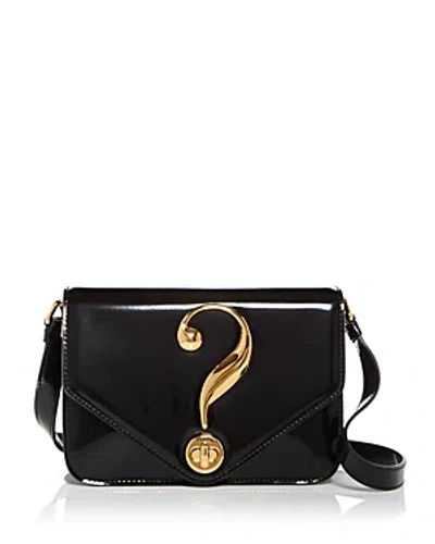 Moschino Women's Gone With The Wind Leather Shoulder Bag In Black