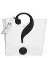 MOSCHINO QUESTION MARK TOTE BAG