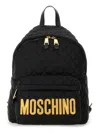 Moschino Quilted Logo Backpack