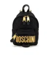 Moschino Women's Quilted Nylon Backpack In Black