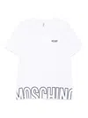 Moschino Raised-logo T-shirt In White