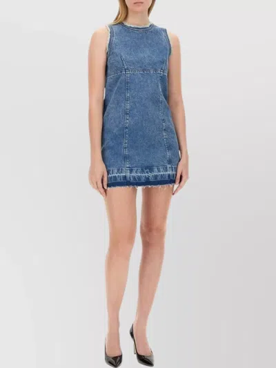 MOSCHINO RAW HEM MINI DRESS