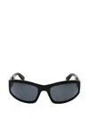 Moschino Rectangle-frame Sunglasses In Orange