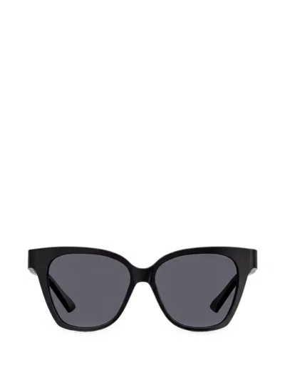Moschino Rectangle-frame Sunglasses In Black