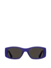 Moschino Rectangle-frame Sunglasses In Blue