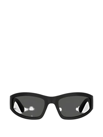 Moschino Rectanglular Full-rim Sunglasses In Gray
