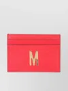Moschino Couture Card Holder With Gold Plaque