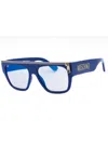 Moschino Rectangular Men's Sunglasses - Style Mos165/s In Blue