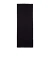 Moschino Rectangular Scarf In Black