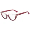 Moschino Red Acetate Frames