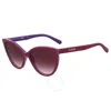 Moschino Red Gradient Cat Eye Ladies Sunglasses Mol043/s 08cq/3x 57