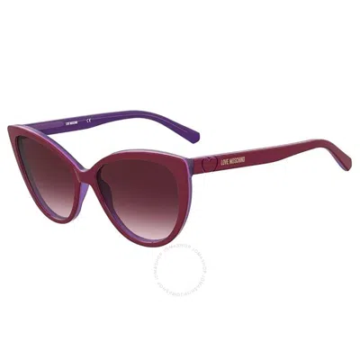 Moschino Red Gradient Cat Eye Ladies Sunglasses Mol043/s 08cq/3x 57