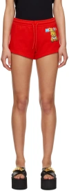 Moschino Lounge-shorts Mit Teddy In V1130 Fantasy Print