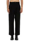 Moschino Regular Fit Barcode Trousers In Black
