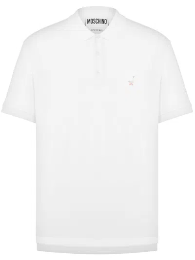 Moschino Regular-fit Polo Shirt In White