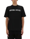Moschino Men's T-shirt With Logo In Black